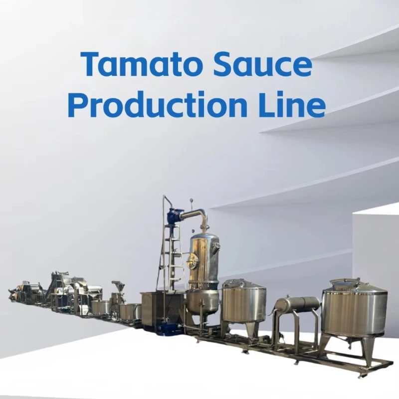 Customized Safe Tomato Paste Production Line Overload Overheat Protection Emergency Stop System For Safe Operation