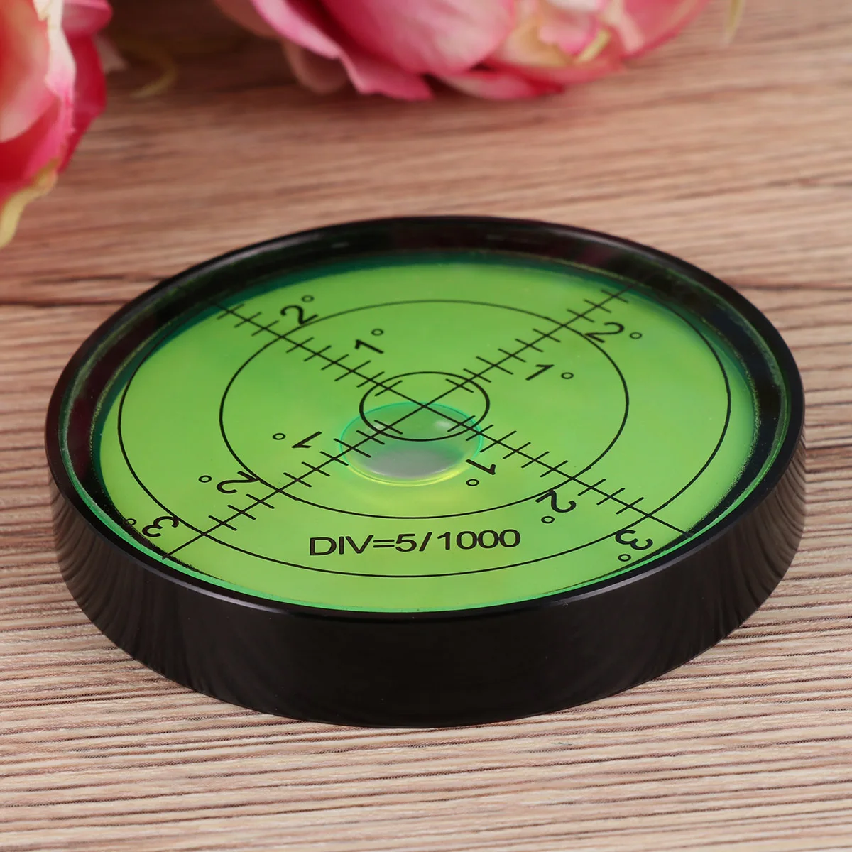 

Stainless Steel Portable Circular Spirit Level Small Size Accurate Bubble Level for Surveying Mapping Outdoor Construction