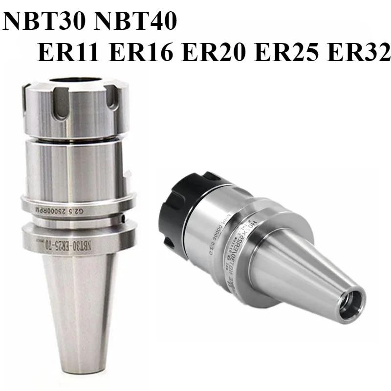 

Высокоточный держатель инструмента с ЧПУ NBT30 NBT40 ER11 ER16 ER20 ER25 ER32-60L 70L с динамическим балансом без прорезей, точность 0,001 мм