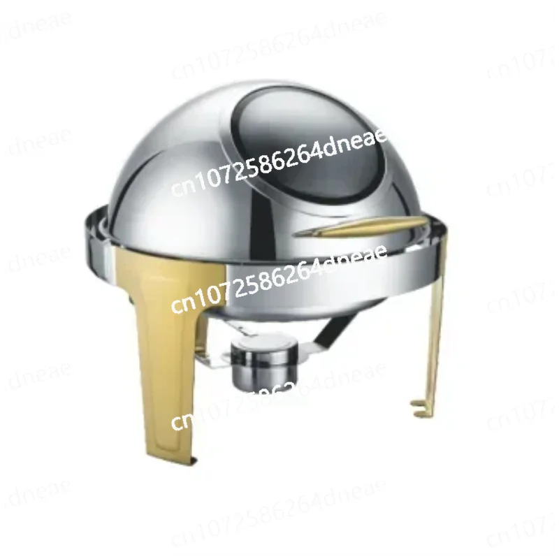 

Горячие продажиВысококачественный золотой круглый горячий горшок для хранения Raj Roll