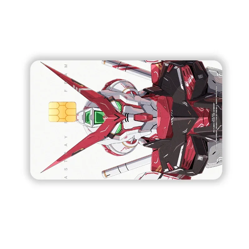 Classic Japanese Comics GUNPLA Pvc Sticker Waterproof Anime Film Tape Skin for Credit Card Debit Card Sticker Decal Gifts