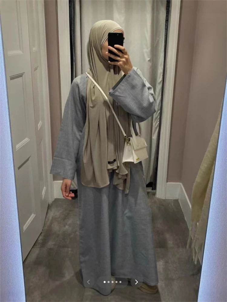 Ramadan Muslim Prayer Clothes Women Abaya Damen Dubai Elegant Kaftan Modest Dresses Islam Caftan Marocain Robe Femme Musulmane