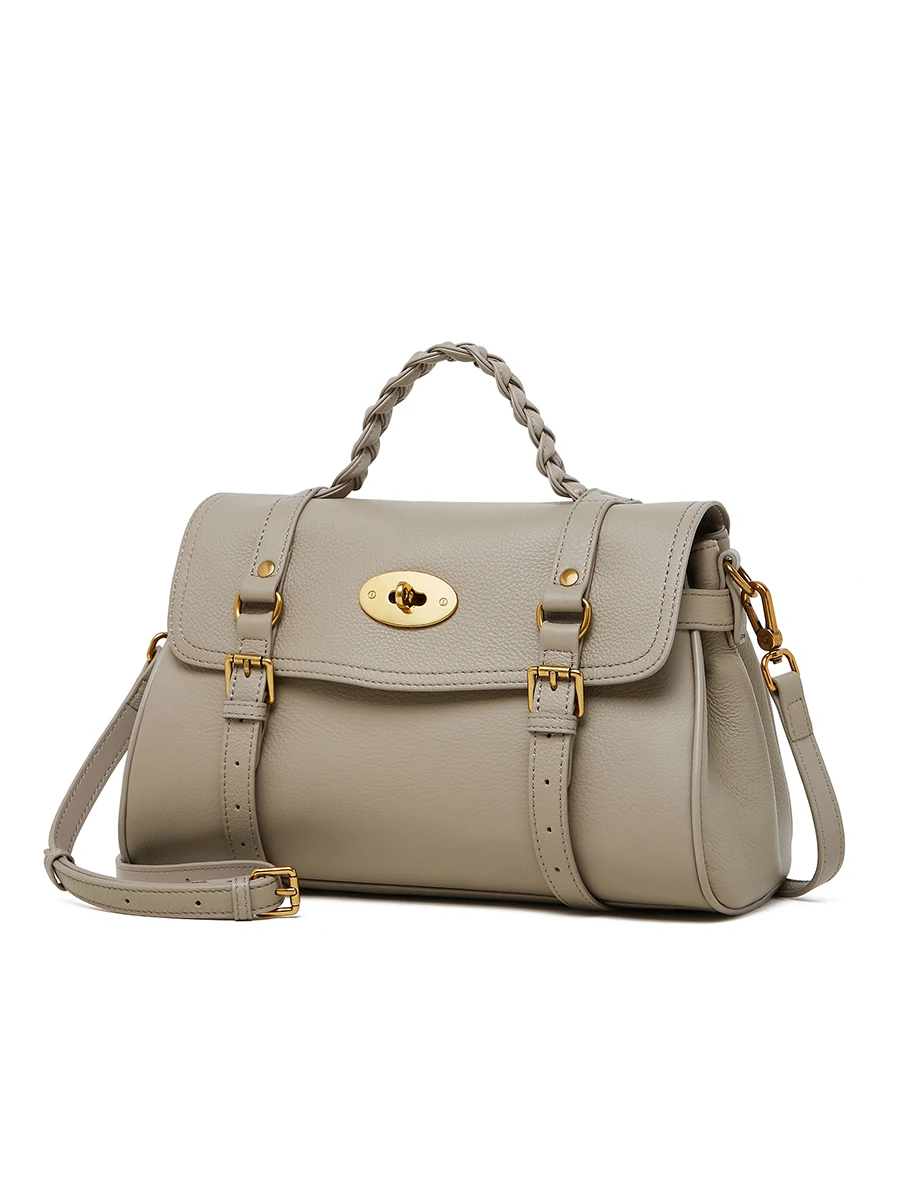 حقائب يد جلدية فاخرة للسيدات 100% حقيقية رسول حقيبة كتف حقائب كروسبودي الصانع دروبشيبينغ 2025 #2