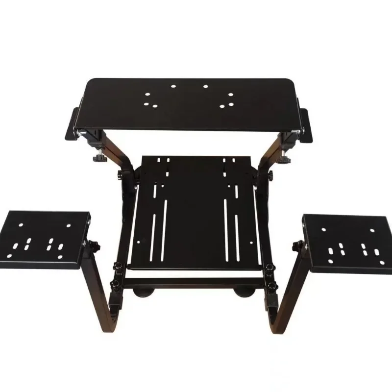 Folding simulation racing game steering wheel seat bracket aircraft bracket
