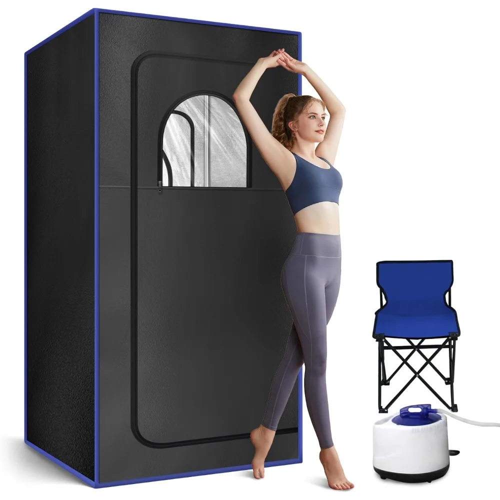 

Sauna Box Portable Saunas for Home Sauna Tent Steam Saunas, 1100W 2.6L Streamer, Fast Heat up Indoor at Home Sauna Full Body