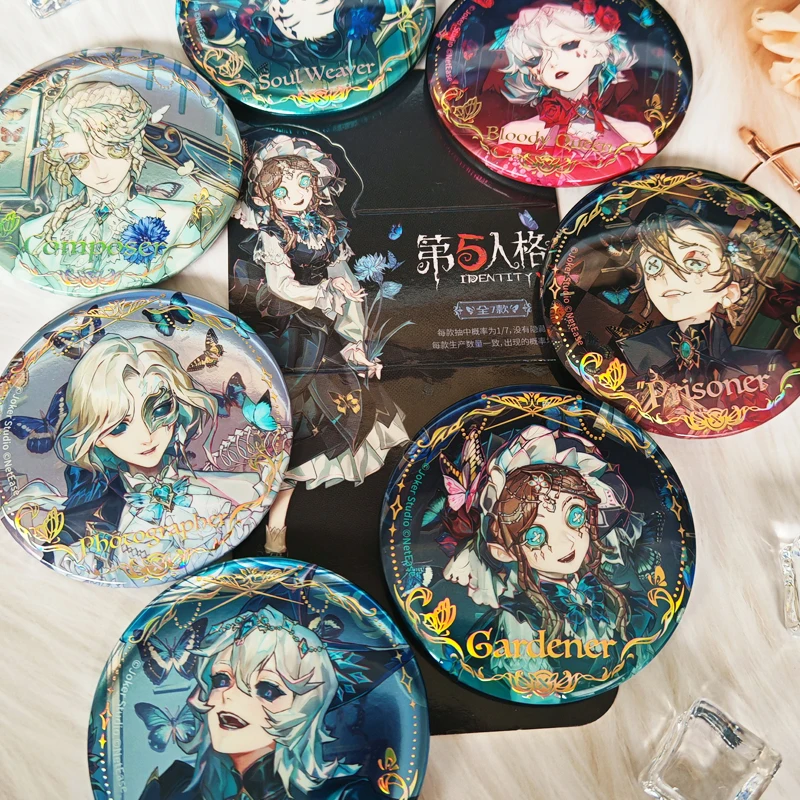 

In Stock Official Genuine Fifth Personality Specimen Gallery Badge Blind Box Prisoner Watchman Gardener Officer ACG Pendant