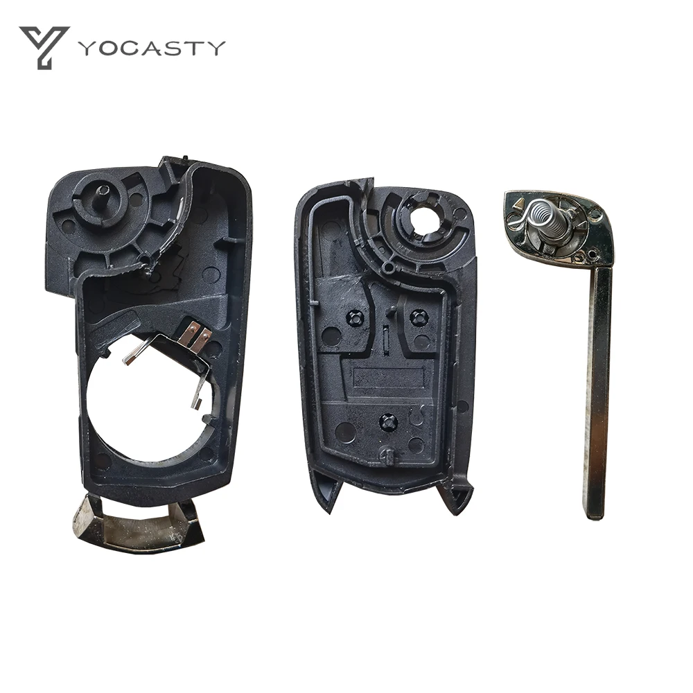 YOCASTY 736-743-A Kunci Mobil Flip Jarak Jauh PCF7941A 46 Chip 433MHz untuk Opel Vauxhall Corsa D G4 Astra H Zafira B Holden Astra AH