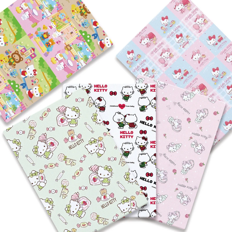 Best-selling comic pattern patchwork quilted baby dress, suitable for home wear, size 140*50 cm, cute and printed fabric.