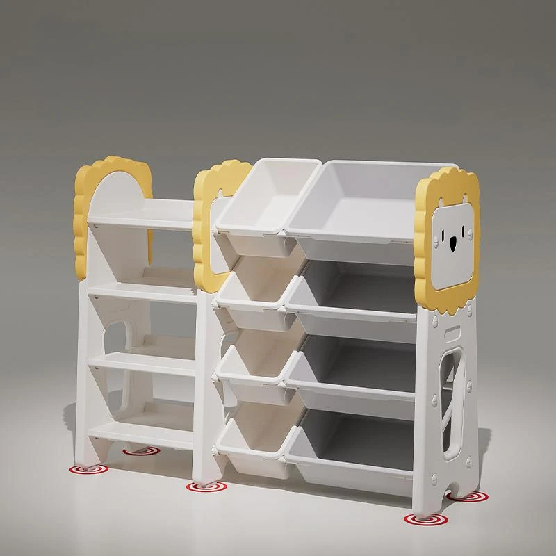 Mobile Children's Bookshelf Floor Storage RackStorage Book Nook Rack Corner Narrow Libreria Scaffale Per Libri Cabinet Organizer