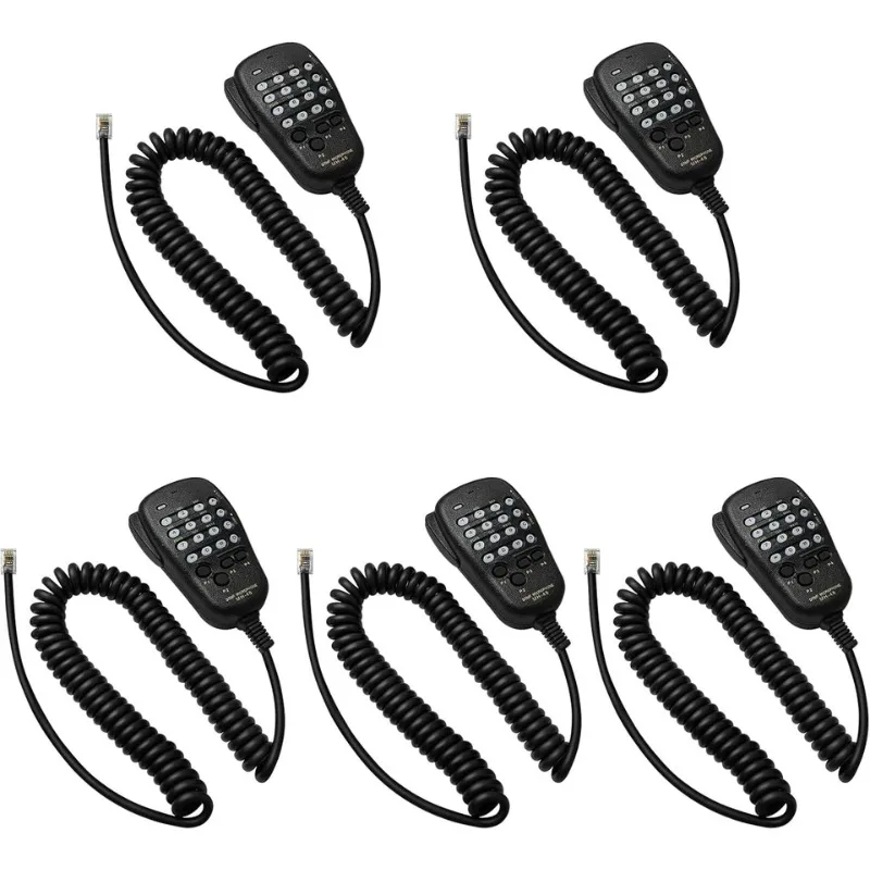 5pcs MH-48A6J DTMF Microphone 6 Pin MH-48 Speaker Keypad Mic for Yaesu FT-1900R FT-1500M FT-2800M FT-7800R FT-8900R Radios MIC