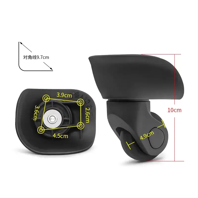 Hongsheng A34 A-34 trolley case universal wheel roller swivel castor 31Q baggage box travel luggage accessories