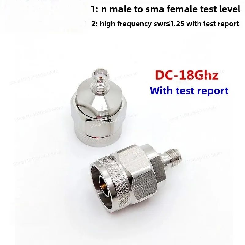 N-J / SMA-K Male to SMA Female Test Connector Adapter | High-Frequency 18GHz, Low Standing Wave