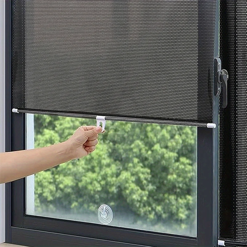 Window Roller Blinds Suction Cup Blackout Drilling Home Decor Blind Black Out Curtain Roll Curtains Kitchen Shutter Bedroom