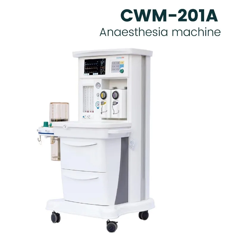 Portable Veterinary Anesthesia Machine with Built-In Turbine Ventilator Advanced Electric Power Source