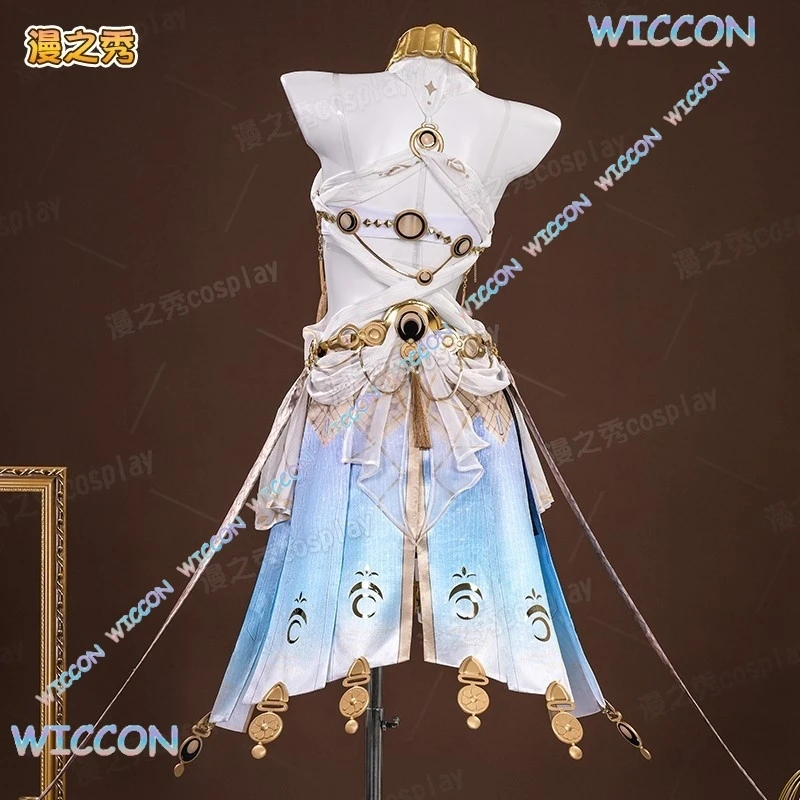 Hemera @ Wuwa Priestess Wuthering Waves Iuno Costume Cosplay Parrucca Vestito Vestiti Vestito Ragazze Halloween Gioco Abbigliamento Fullset Orname