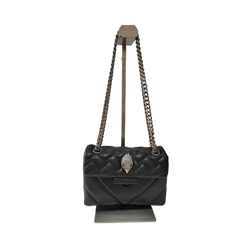 Mini bolso de hombro de Metal acolchado para mujer, bolso cruzado de cuero PU bordado, águila, moda