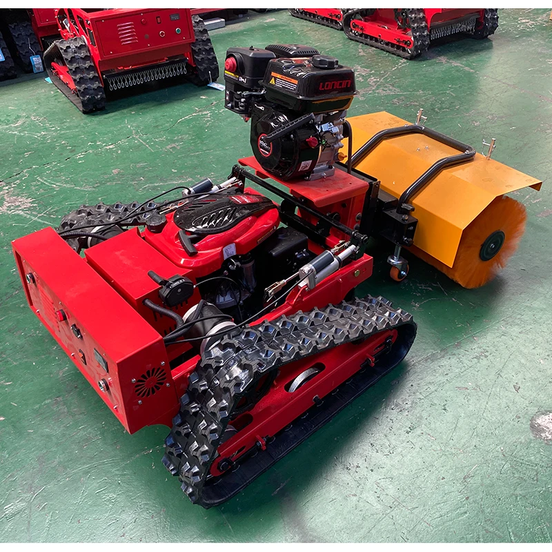 Upgraded remote-controlled lawn mower, garden oil lawn mower robot