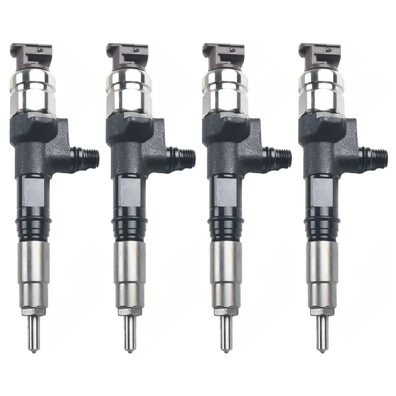 4PCS Fuel Injector 1J770-53050  1J770-53070  1J770-53074  1J770-53051  295050-1980 – Fits Kubota V3307-CR-TE4, V3307 Tier 4 Eng