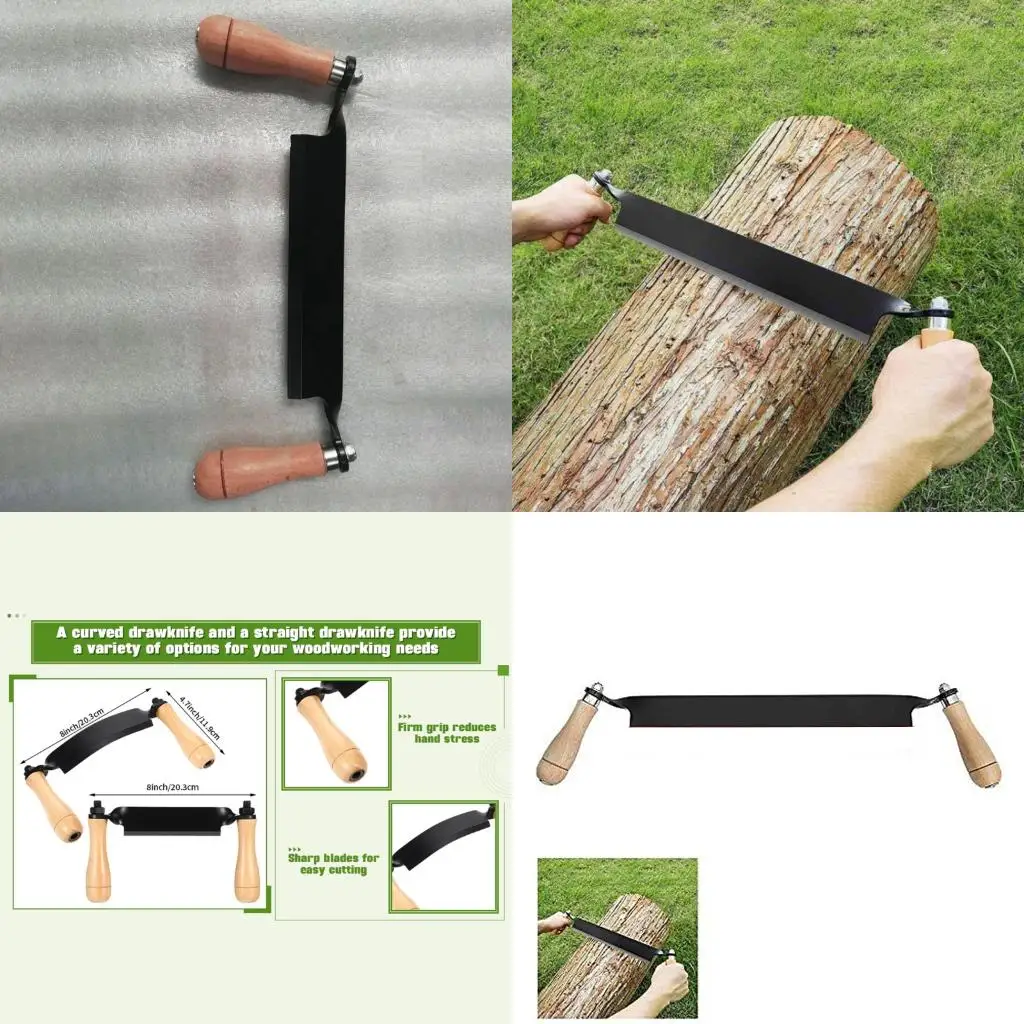  Multipurpose Wooden Handle Iron Scraping 8 Inch Edged For Crafting Workshop Use