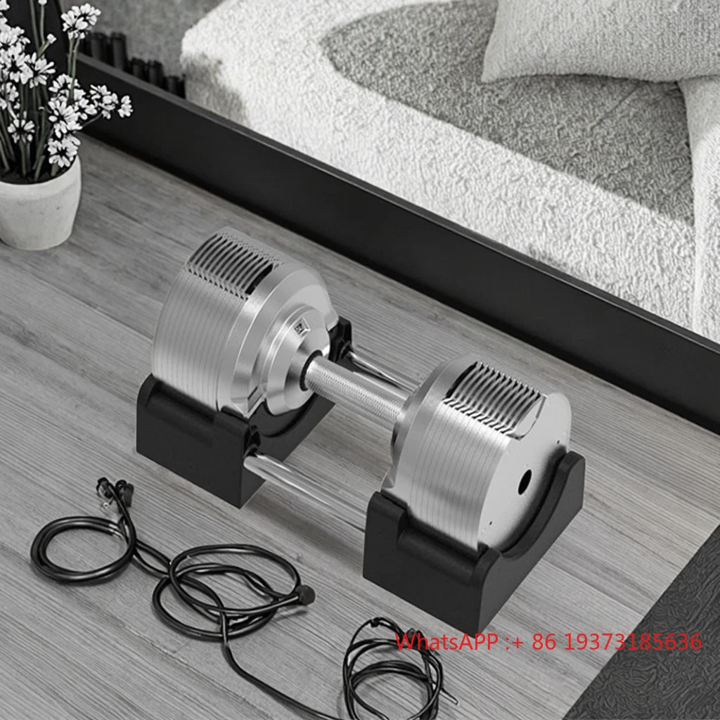 

Adjustable Dumbbell 41.5KG High Quality Pure Iron Process Electroplating Dumbbells 92LB/72LB/52LB for Gym Equipment
