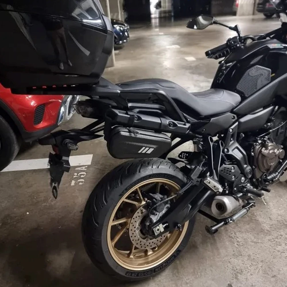 ل BMW F900R F900XR F 900 XR R 900XR 900R 2020-2024 دراجة نارية الملحقات تعديل مقاوم للماء مثلث الجانب حقيبة هارد شل حقيبة #2