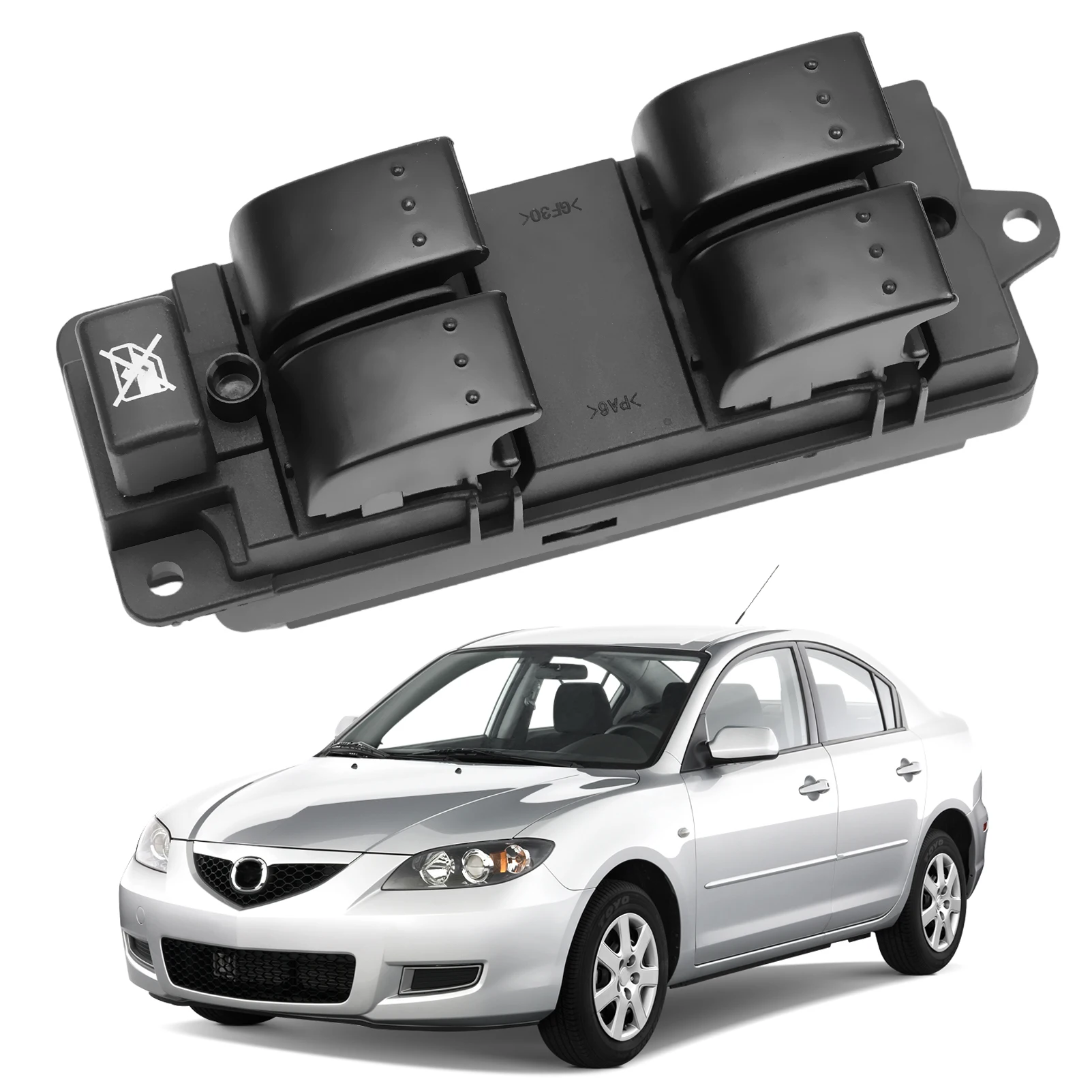 

Электрический переключатель управления стеклоподъемником BP4L-66-350 BS3E66350A для Mazda 3 BK 2003-2009 гг.