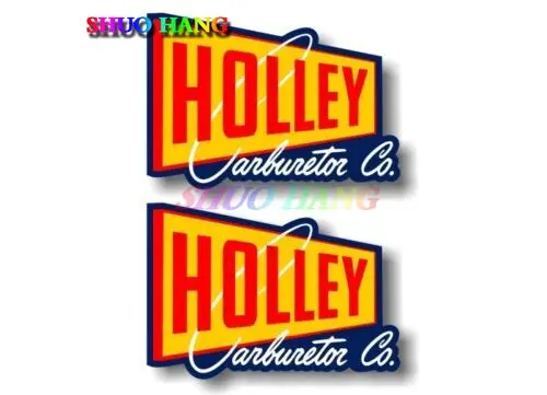 Holley Vintage Vinyl Royal Purple Synthetic Oil Decal Nostalgic Carb Fuel Pump Toolbox Sticker Auto Parts Window Decal PVC