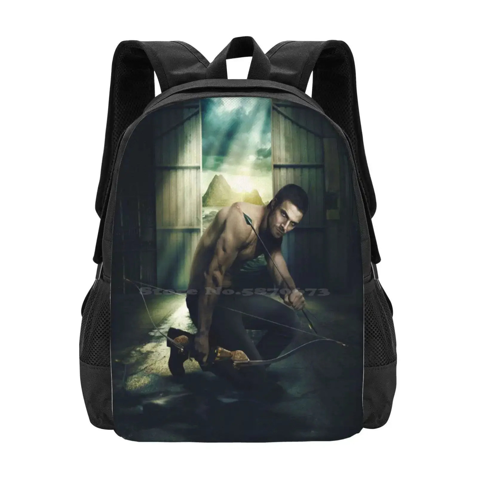 

Стрела Оливера Королева Зеленая стрела Лидер продаж Школьный рюкзак Модные сумки Оливерская королева Оличта Стивен Амаль Зеленая стрела