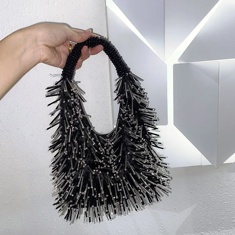 

Cute Sequin Tassels Crossbody Bags For Women 2025 Females Trend Fashion Shoulder Bag Lady Handbags And Purses