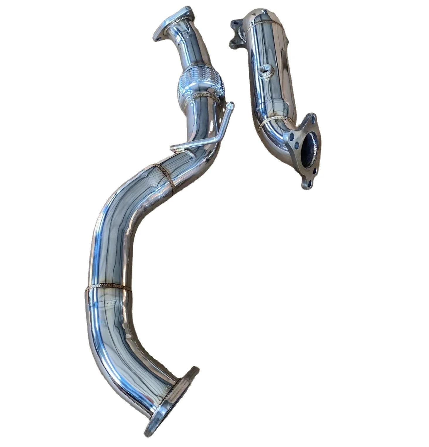 304 Stainless Steel Catless Downpipe & Front Pipe Combo For Civic 1.5T Exhaust Downpipe