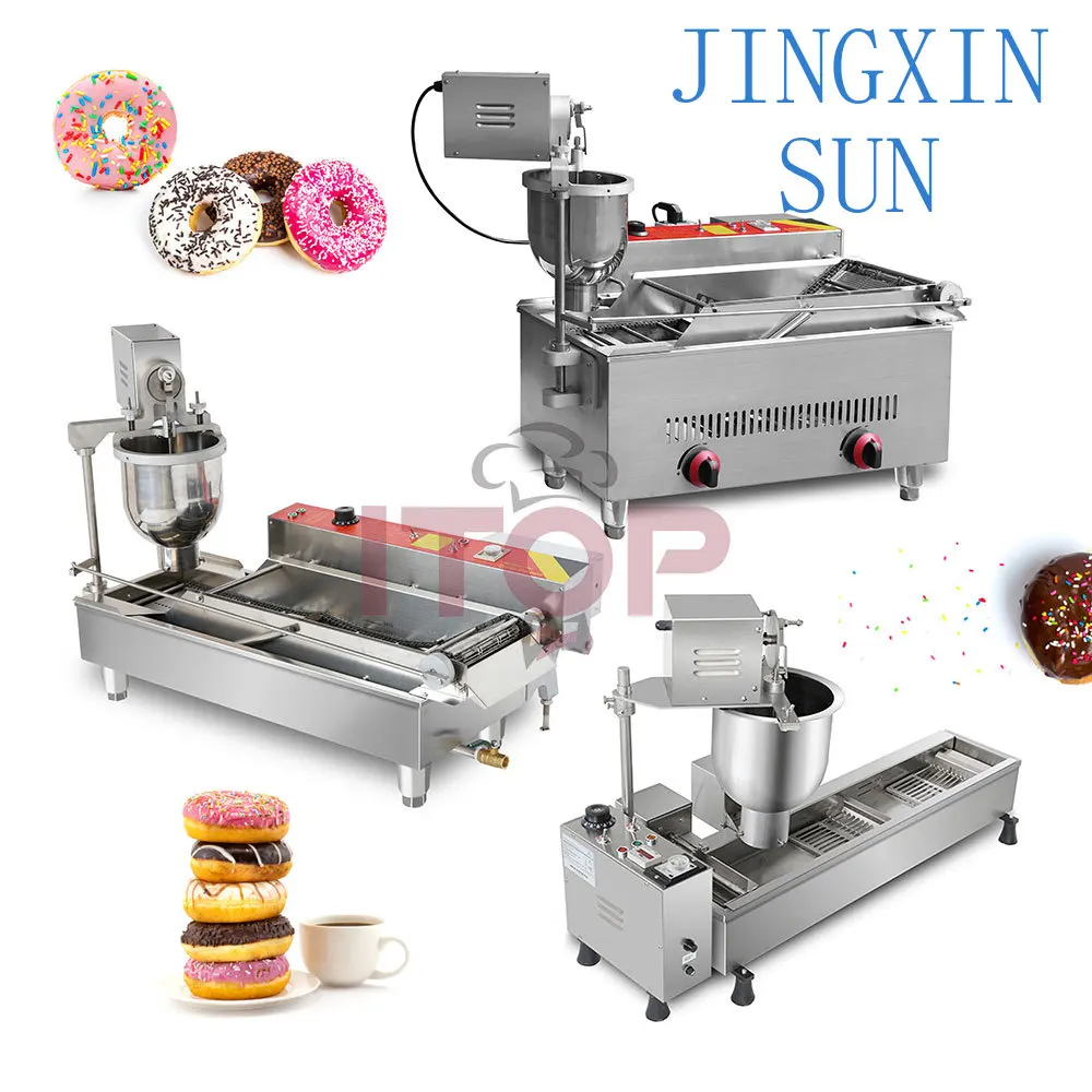 High Quality Donut Making Machine for Commercial Use 3KW Automatic Donut Maker for Doughnut Production Industrial Food