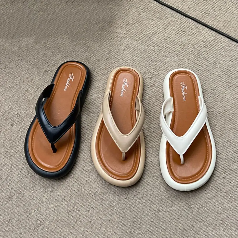 

Casual Summer Flats Thong Sandals Sandals Soft Flip Flops Women EVA Non-Slip Vacation Beach Slippers Ladies