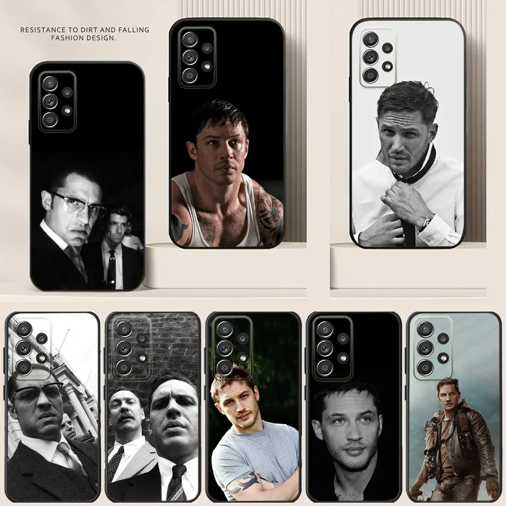 Tom actor Hardy Phone Case For Samsung S24,S21,S22,S23,S30,Ultra,S20,Plus,Note,10,9,5G Black soft silicone case