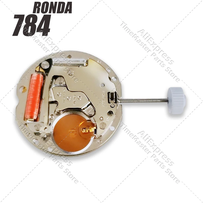 Ronda 784 Quarzuhrwerk Schweizer 2 Zeiger Datum 20 mm Batterie-Nr. 362 Hochwertige Reparatur- und Ersatzteile