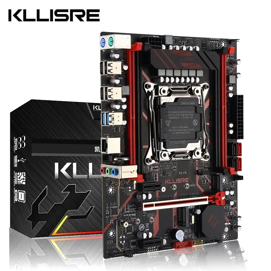 Kllisre LGA 2011-3 Motherboard kit xeon X99 E5 2696 V3 CPU 16GB 2400MHz DDR4 ECC Memory