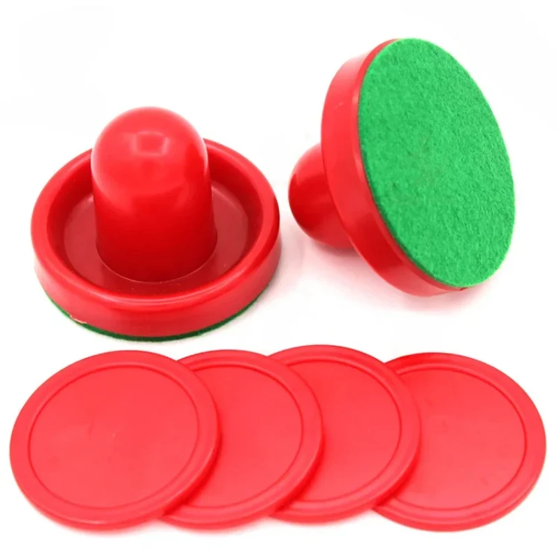 

1/2set Air Hockey Accessories 76mm Strikers Table Hockey Table Accessories Top Puck air hockey table 1set