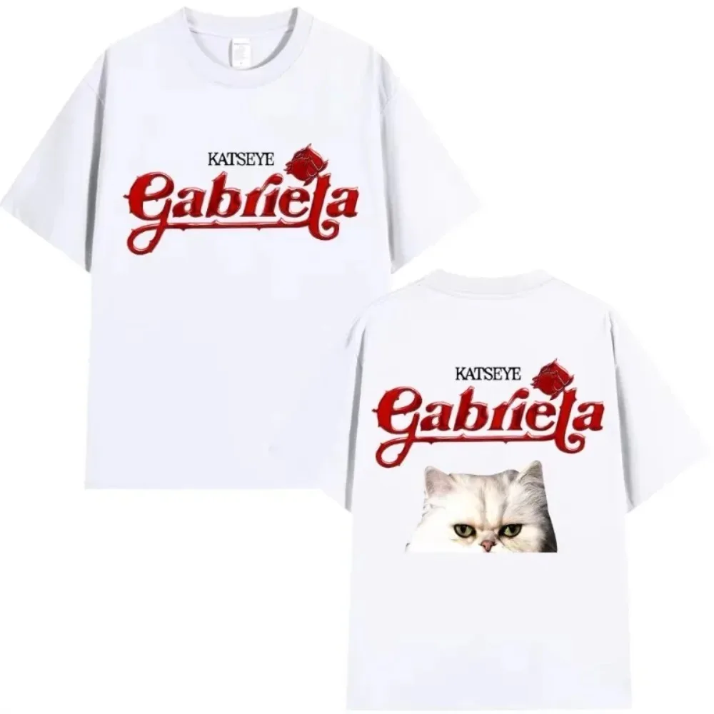KATSEYE Gabriela Tour 2025 Grafik-T-Shirts Mode Hip-Hop Vintage Herren Damen T-Shirt Mode Harajuku Kawaii Y2K Kleidung – Detail 5