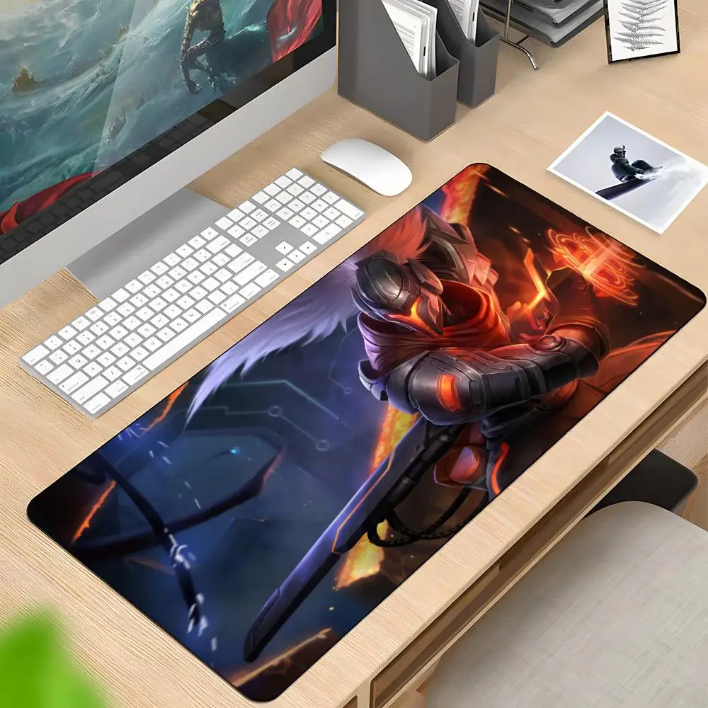 

Коврик для мыши League Of Legends, резиновый противоскользящий коврик для клавиатуры, 40x90 см, коврик для мыши, игровые аксессуары, XXL, офисный компьютерный коврик
