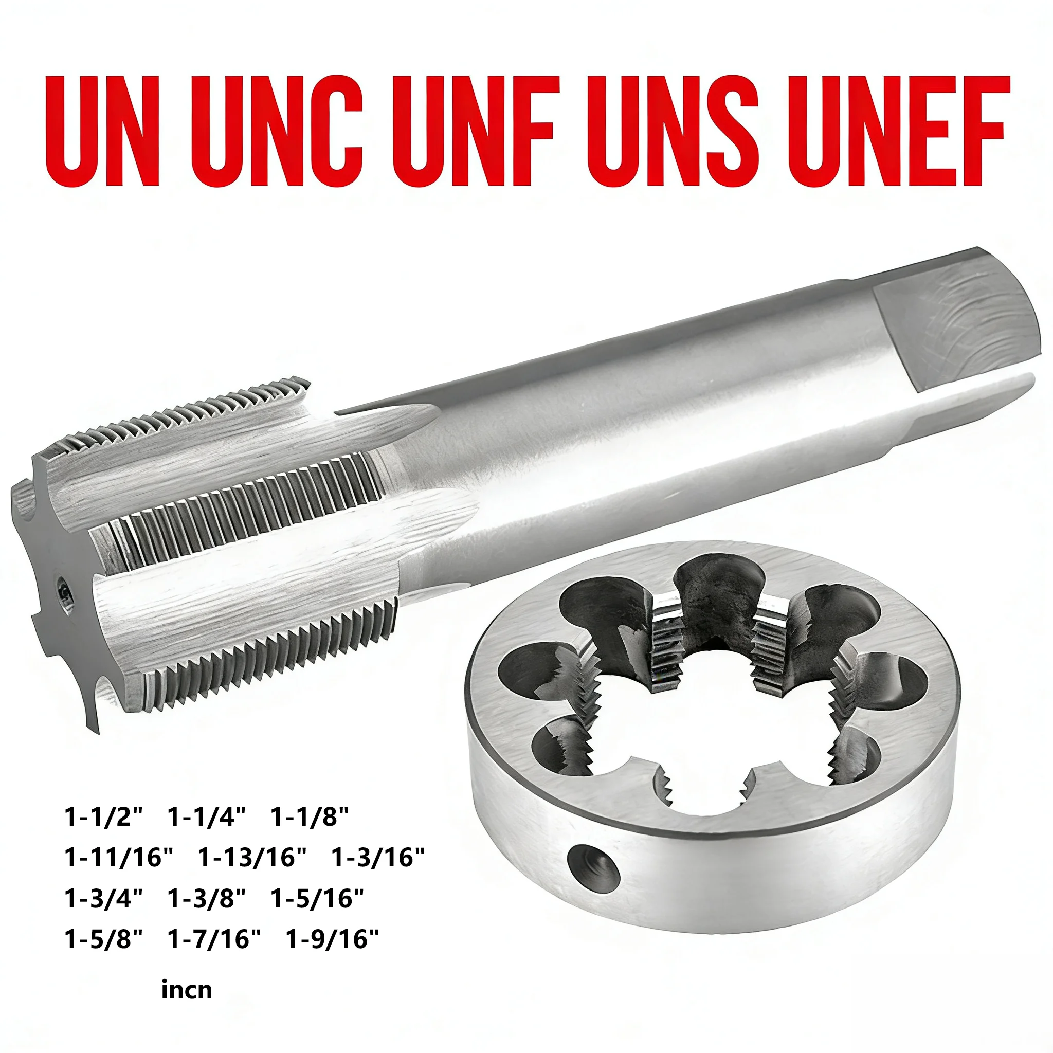 set-di-maschi-e-femmine-per-filettatura-sae-da-1-1-2-1-1-4-1-1-8-1-11-16-1-13-16-1-3-16-1-3-4-1-3-8-1-5-16-1-5-8-1-7-16-1-9-16-pollici-con-filettatura-a-destra