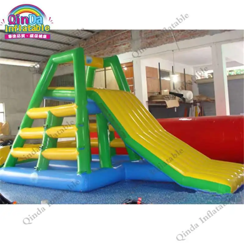 Custom Pool Float Inflatable Water Slide,0.9mm PVC Water Park Slides