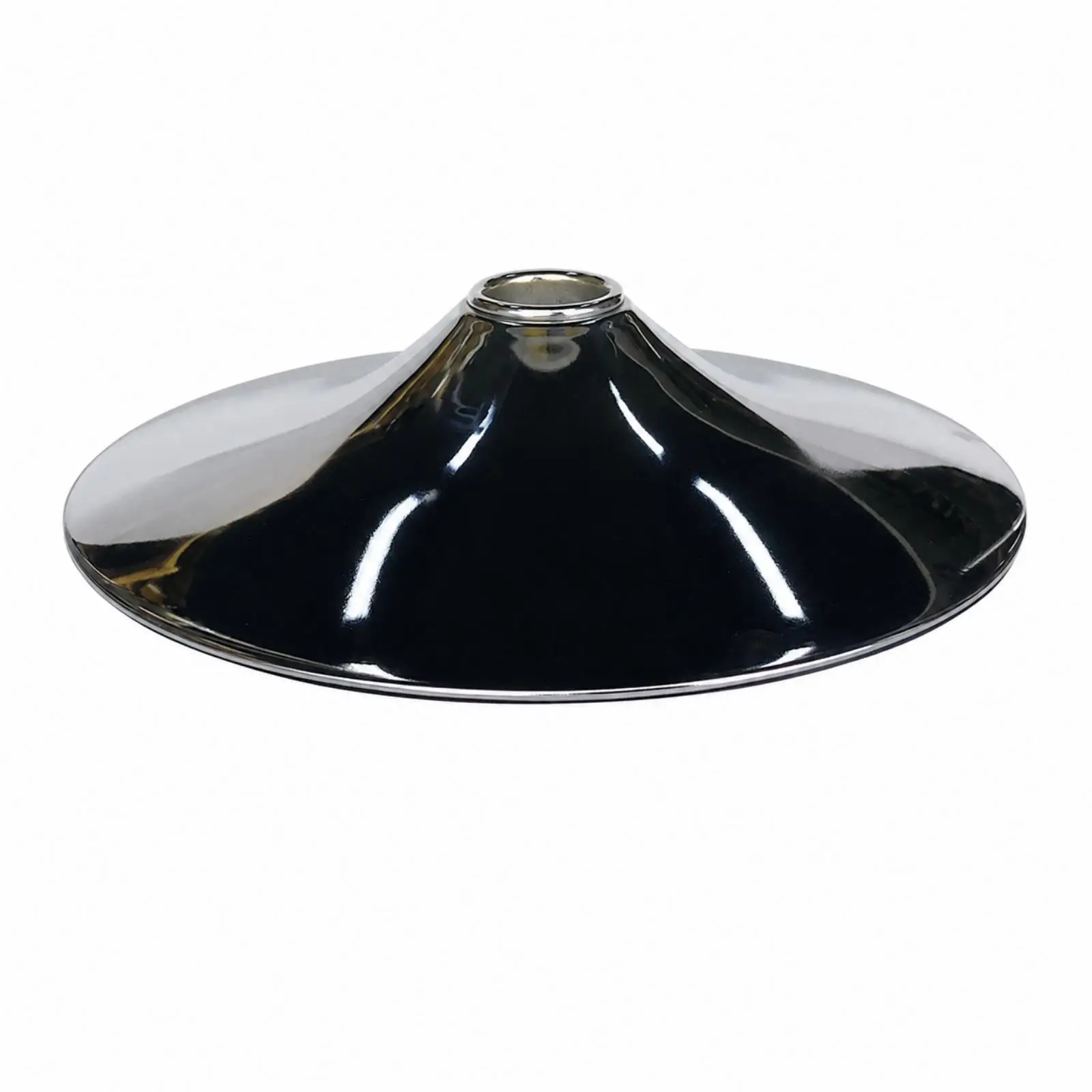 Barber Chair Base Sleek Round Metal Base with Central Opening Stable Sturdy for Salon, Commercial Seating