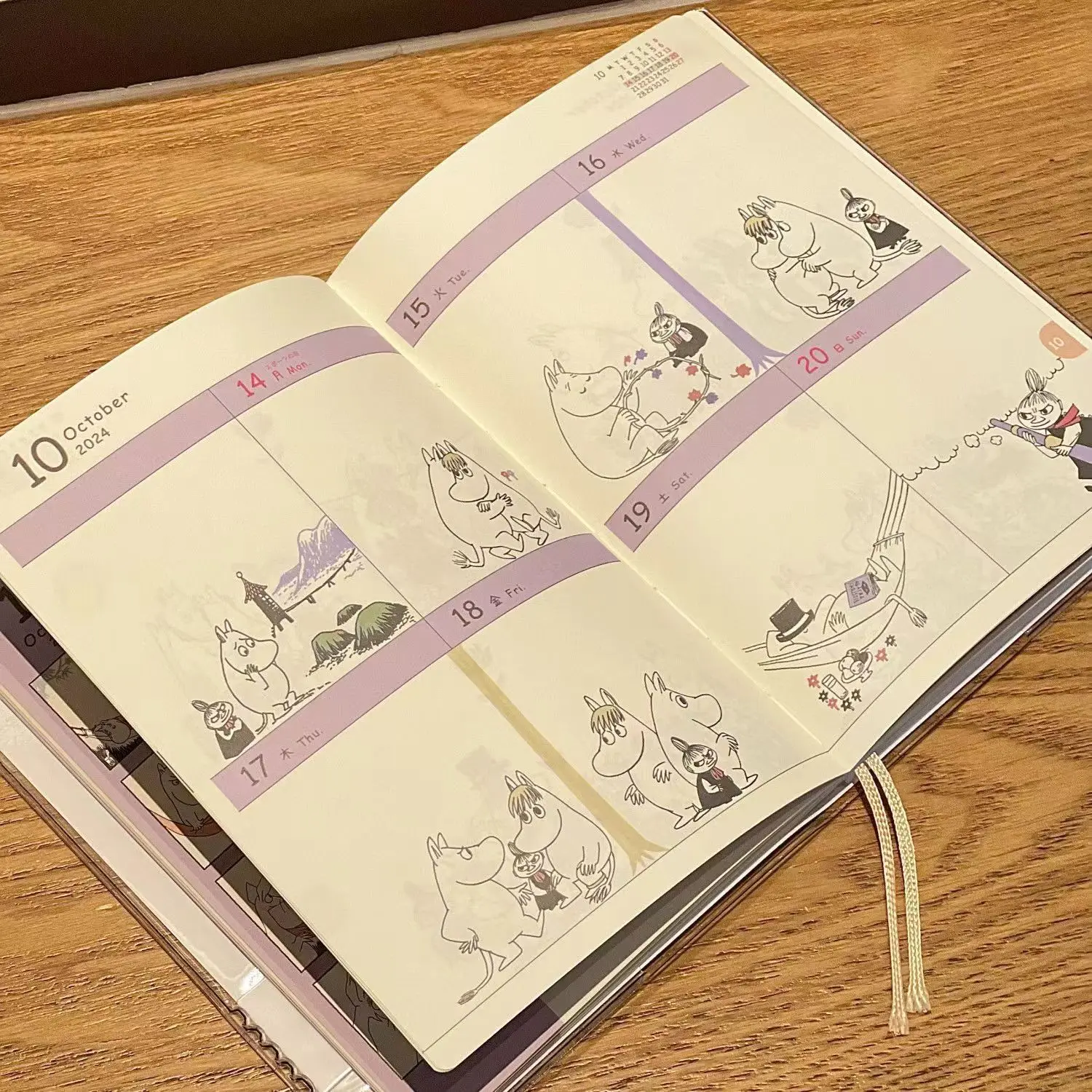 2025 New Model Student Plan Manga Notebook with Colorful Inner Pages and Cute Illustrations