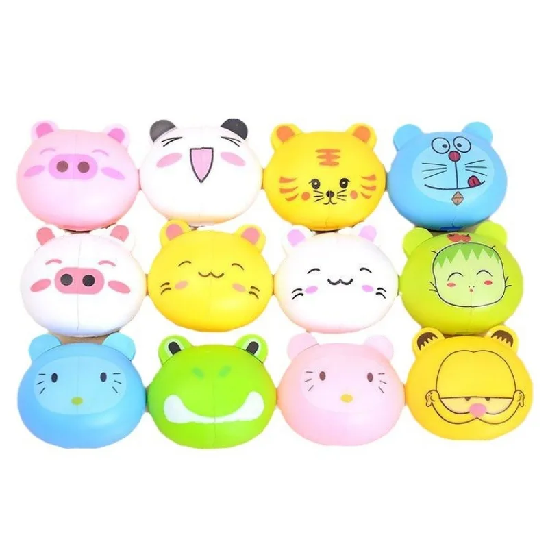 Soporte automático para cepillo de dientes, almacenamiento portátil con personalidad creativa, bonito Animal familiar de dibujos animados, ins, venta al por mayor