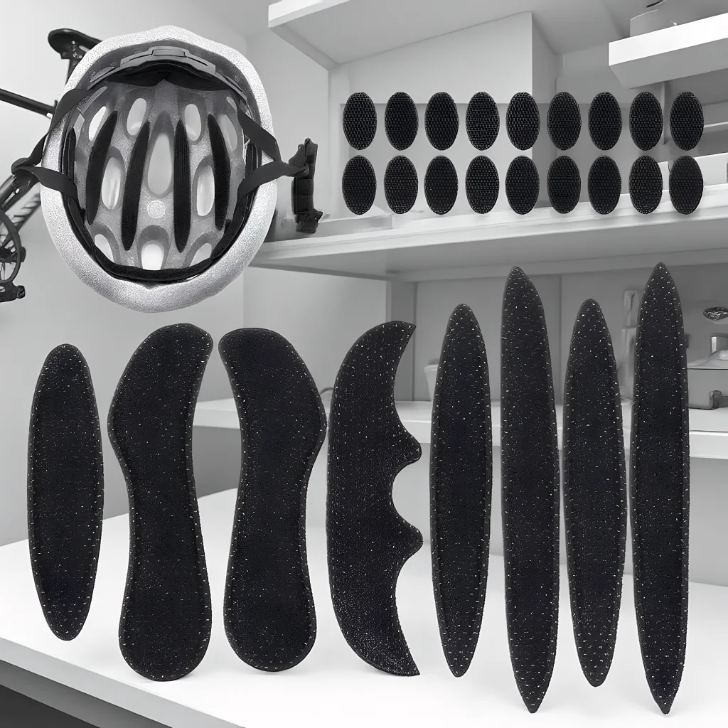 

27pcs Set Helmet Padding Kits Sealed Sponge Replacement Motorcycle Bicycle Cycling Universal Foam Pads Set