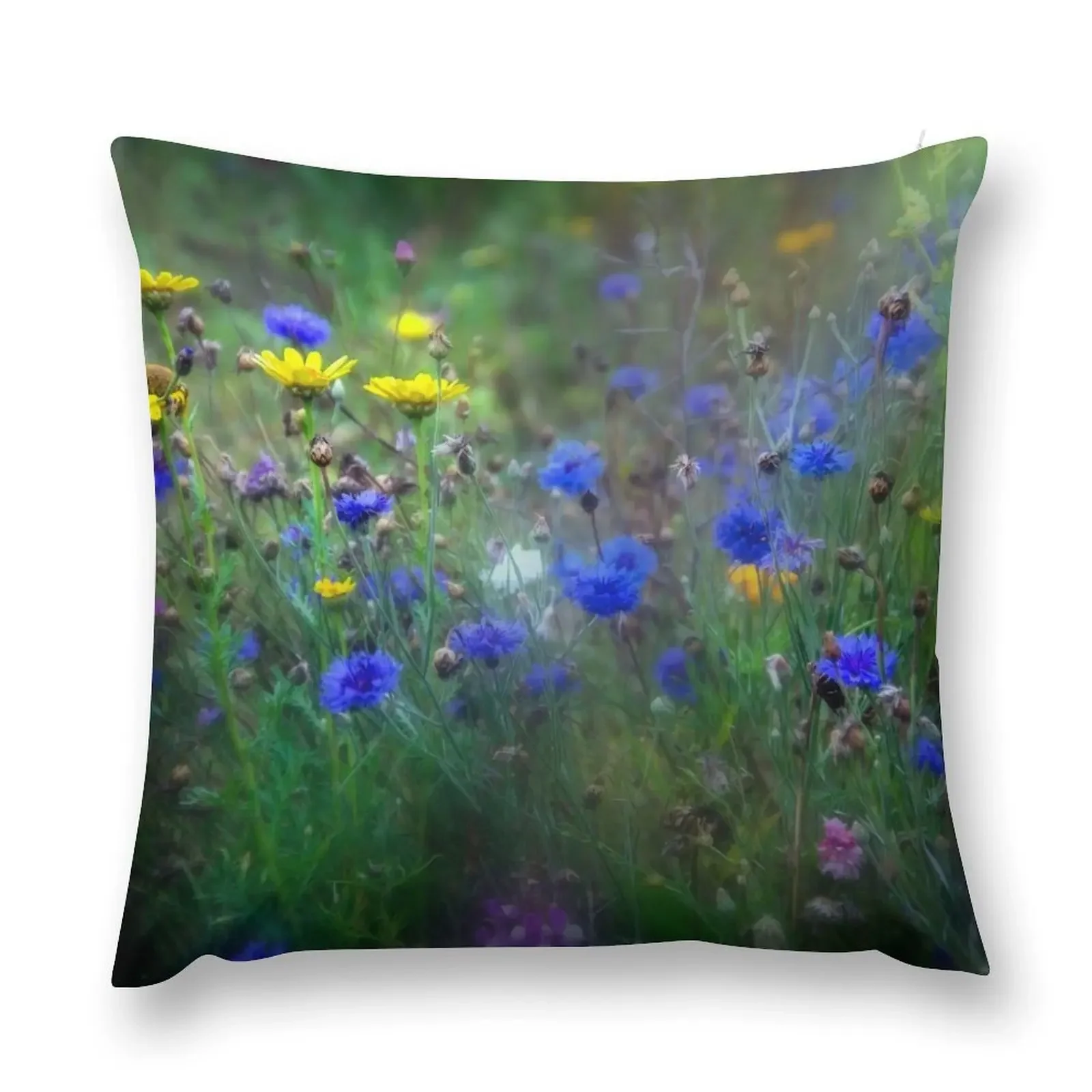 

Cornflower Meadow Throw Pillow Luxury Pillow Cover christmas cushions covers Decorative Sofa Cushion luxury decor pillow
