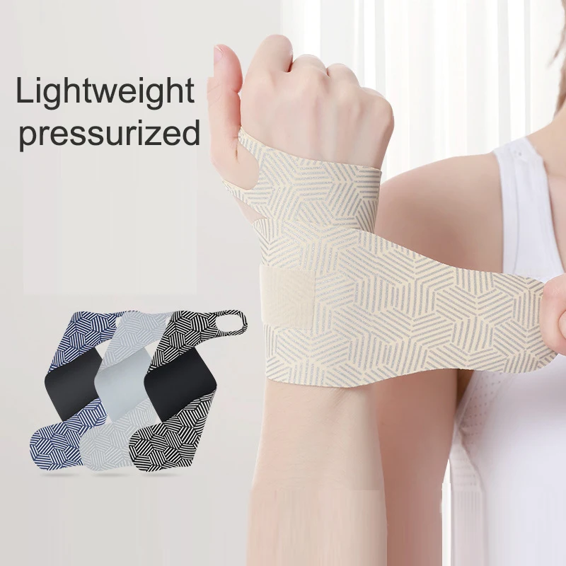 1 Piece Adjustable Wrist Protector Thin Compression Bandage Straps Gym Fitness Badminton Wrist Hand Band  Tendon Sheath Supports