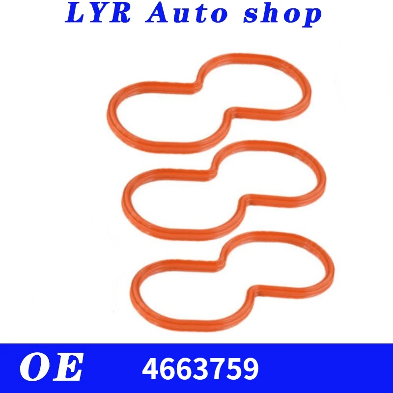 Original high quality A set for 2001-2010 CHRYSLER DODGE 2.7L V6 FUEL INJECTION PLENUM GASKET car accessories OE 4663759