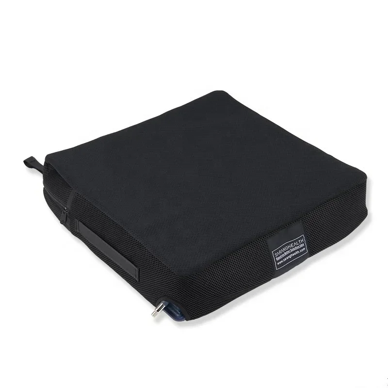 High Grade Medica PVC 2 Valve Anti-Decubitus Air Cushion Wheelchair Anti-bedsore Inflatable Seat Cushion