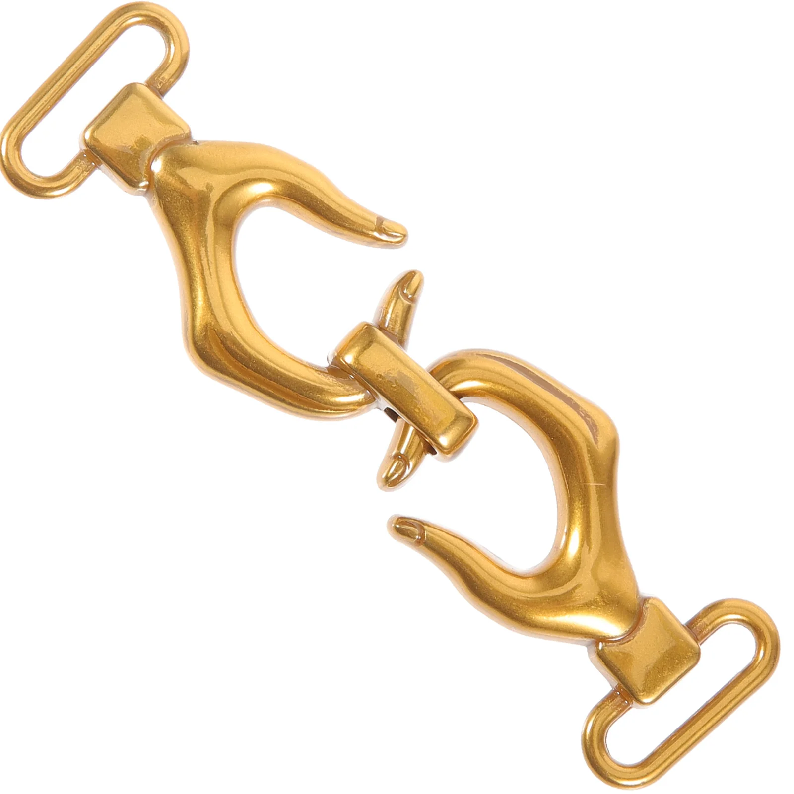 مشبك حزام خصر معدني لإبزيم تبديل المعطف، تصميم سطح أملس خفيف الوزن مناسب لمعطف الرياح وشال الرأس