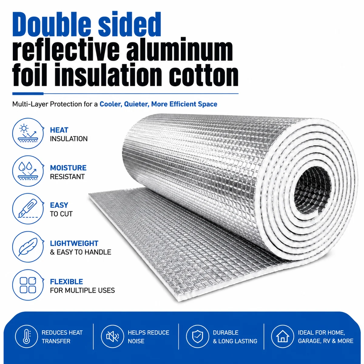 Isolamento térmico de folha de - Aluminum Foil Heavy Duty avaliação e preço